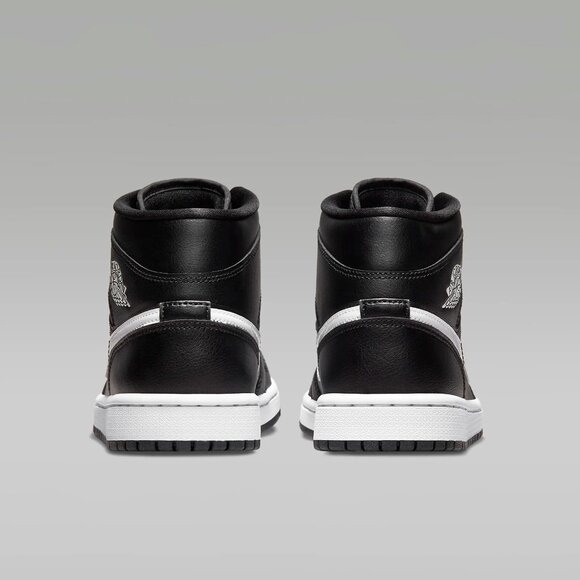 7W/5.5M - [NEW] Women's Air Jordan 1 Mid Shoes White DV0991-001 - Picture 6 of 8